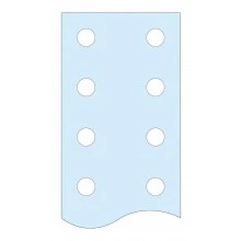 ПЕРФОРИРОВАННАЯ ШИНА, 50Х10 ММ