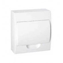 Щит Schneider Electric MINI PRAGMA, 8 мод., IP40, навесной, Пластик, белая дверь