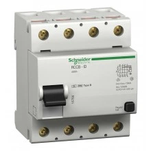УЗО Schneider Electric Acti9 4P 125А 300мА (B)