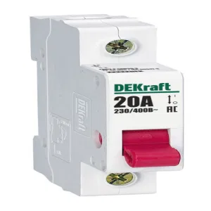 Schneider Electric 17021DEK — выключатель-разъединитель ВН-102 1P 25 А (ШНАЙДЕР) Schneider Electric 17021DEK — выключатель-разъединитель ВН-102 1P 25 А (ШНАЙДЕР)