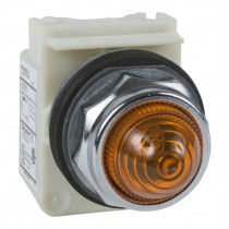 Лампа сигнальная Schneider Electric Harmony, 30мм, 230В, AC, Оранжевый