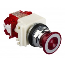 Кнопка Schneider Electric Harmony 30 мм, IP66, Красный
