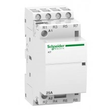 Модульный контактор Schneider Electric iCT 4P 25А 400/24В AC