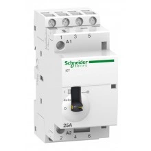 Модульный контактор Schneider Electric iCT 4P 25А 400/24В AC