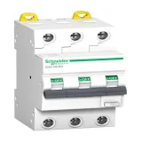 Дифавтомат Schneider Electric Acti9 3P 13А ( C ) 6 кА, 30 мА ( A ), A9D67313
