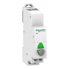 Schneider Electric A9E18038 кнопка управления iPB 1НО серая, с зеленым индикатором