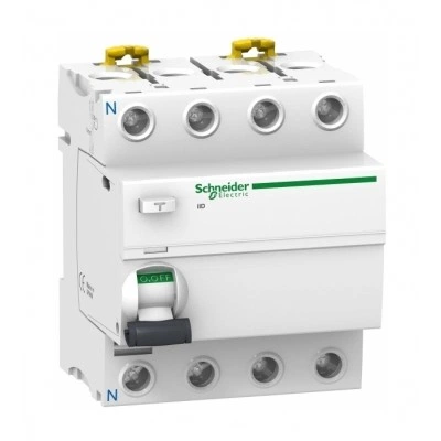 УЗО Schneider Electric Acti9 4P A9R12440 40 А 100 мА (AC) УЗО Schneider Electric Acti9 4P A9R12440 40 А 100 мА (AC)