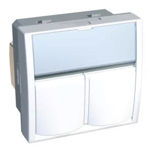 Розетка компьютерная 2xRJ45 Cat.6 Schneider Electric ALTIRA, белый (ШНАЙДЕР) Розетка компьютерная 2xRJ45 Cat.6 Schneider Electric ALTIRA, белый (ШНАЙДЕР)