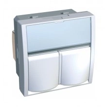 Schneider Electric ALB45325N розетка телефонная RJ45 Cat.5, белая