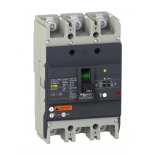 Силовой автомат Schneider Electric Easypact EZC 250, TM-D c диф защитой, 25кА, 3P, 63А