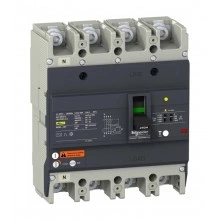 Силовой автомат Schneider Electric Easypact EZC 250, TM-D c диф защитой, 25кА, 4P, 100А