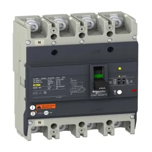 Силовой автомат Schneider Electric Easypact EZC 250, TM-D c диф защитой, 25кА, 4P, 125А (ШНАЙДЕР) Силовой автомат Schneider Electric Easypact EZC 250, TM-D c диф защитой, 25кА, 4P, 125А (ШНАЙДЕР)