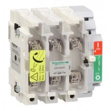 Рубильник с предохранителем Schneider Electric TeSys GS 125А 3P, 00