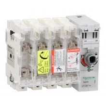 Schneider Electric GS2F4 рубильник с предохранителем TeSys GS 50 А, 4P, 14x52