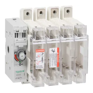 Рубильник с предохранителем Schneider Electric TeSys GS 63А 4P, 00C (ШНАЙДЕР) Рубильник с предохранителем Schneider Electric TeSys GS 63А 4P, 00C (ШНАЙДЕР)
