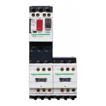 Реверсивный пускатель Schneider Electric TeSys GV2DM 6.3А, 2.2кВт 400/220В