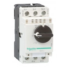 Силовой автомат для защиты двигателя Schneider Electric TeSys GV2 0.4А 3P, магнитный расцепитель
