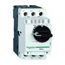 Силовой автомат для защиты двигателя Schneider Electric TeSys GV2 1А 3P, магнитный расцепитель