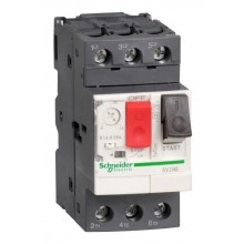 Силовой автомат для защиты двигателя Schneider Electric TeSys GV2 0.16А 3P, термомагнитный расцепитель