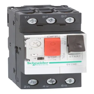 Силовой автомат для защиты двигателя Schneider Electric TeSys GV2 1А 3P, термомагнитный расцепитель (ШНАЙДЕР) Силовой автомат для защиты двигателя Schneider Electric TeSys GV2 1А 3P, термомагнитный расцепитель (ШНАЙДЕР)