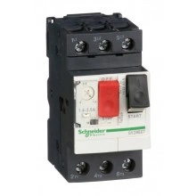 Schneider Electric GV2ME07, автоматический выключатель для защиты двигателя 2,5 А, 3P