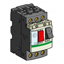 Силовой автомат для защиты двигателя Schneider Electric TeSys GV2 6.3А 3P, термомагнитный расцепитель