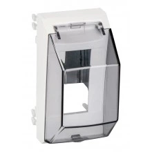 Schneider Electric OptiLine 45 адаптор под два 18 мм модуля OL45, RAL9003 ISM10907P