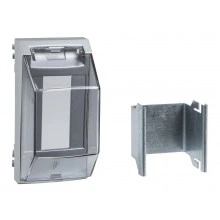 Schneider Electric OptiLine 45 ISM10957 адаптер под два модуля 18 мм, под алюминий