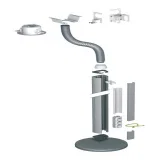 Schneider Electric ISM20118 стойка 2-сторонняя свободностоящая 2,9 м, без основания, анод