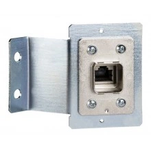 Розетка компьютерная RJ45 Cat.5 Schneider Electric PRISMA P, нержавеющая сталь