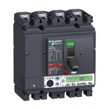 Силовой автомат Schneider Electric Compact NSX 100, Micrologic 5.2 A, 36кА, 4P, 100А