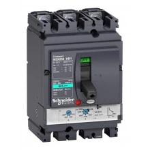 Силовой автомат Schneider Electric Compact NSX, 85кА, 3P, 100А