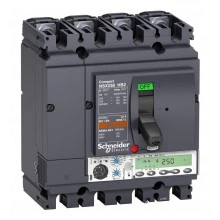 Силовой автомат Schneider Electric Compact NSX 250, Micrologic 5.2 E, 100кА, 4P, 250А