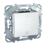 Schneider Electric MGU5.262.18ZD, одноклавишный выключатель Unica, белый