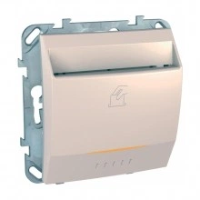 Schneider Electric UNICA MGU5.283.25ZD карточный выключатель, бежевый