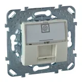 Розетка 1xRJ45 Cat.6 Schneider Electric UNICA, бежевый