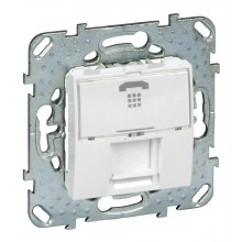 Schneider Electric MGU5.493.18ZD розетка телефонная 1xRJ12, белая