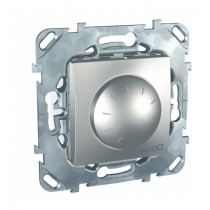 Светорегулятор поворотно-нажимной Schneider Electric UNICA, 1-10В, 400 Вт, алюминий