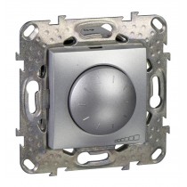 Светорегулятор поворотно-нажимной Schneider Electric UNICA TOP, 1000 Вт, алюминий