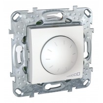 Светорегулятор поворотно-нажимной Schneider Electric UNICA, 4-400Вт, для LED 4-200ВА, белый