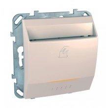 Schneider Electric MGU5.540.25ZD карточный выключатель Unica, механический, бежевый