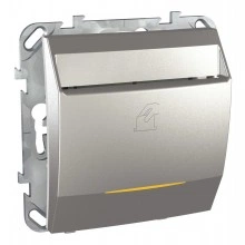 Schneider Electric MGU5.540.30ZD карточный выключатель Unica Top, механический, алюминий