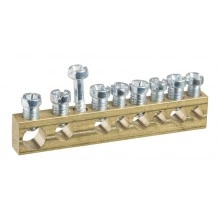 КЛЕММНЫЕ КОЛОДКИ НЕИЗОЛИРОВАННЫЕ, крепление винт М4, 1x16+4x10+3x6, Италия