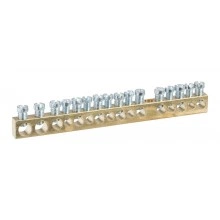 КЛЕММНЫЕ КОЛОДКИ НЕИЗОЛИРОВАННЫЕ, крепление винт М4, 2x16+8x10+6x6, Италия
