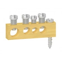КЛЕММНЫЕ КОЛОДКИ НЕИЗОЛИРОВАННЫЕ, крепление винт М4, 2x16+9x10+9x6, Италия
