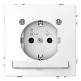 Розетка Schneider Electric MERTEN D-LIFE, скрытый монтаж, с заземлением, белый