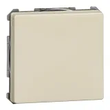 Розетка Schneider Electric MERTEN SYSTEM DESIGN, скрытый монтаж, с заземлением, с крышкой, со шторками, бежевый