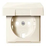 Schneider Electric Merten System M MTN2341-0344 Накладка на розетку, с заземлением, с крышкой, бежевый