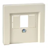 Schneider Electric Merten System M MTN296044 - накладка для телекоммуникационной розетки, бежевый блестящий