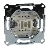 Механизм выключателя 1-клавишного кнопочного Schneider Electric Коллекции Merten, скрытый монтаж